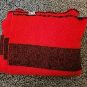 Vintage wool blanket.
